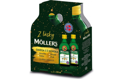 Mollers Omega 3 D+ gift pack 2x250 ml